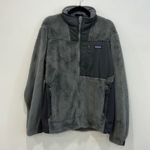 Patagonia full zip gray jacket